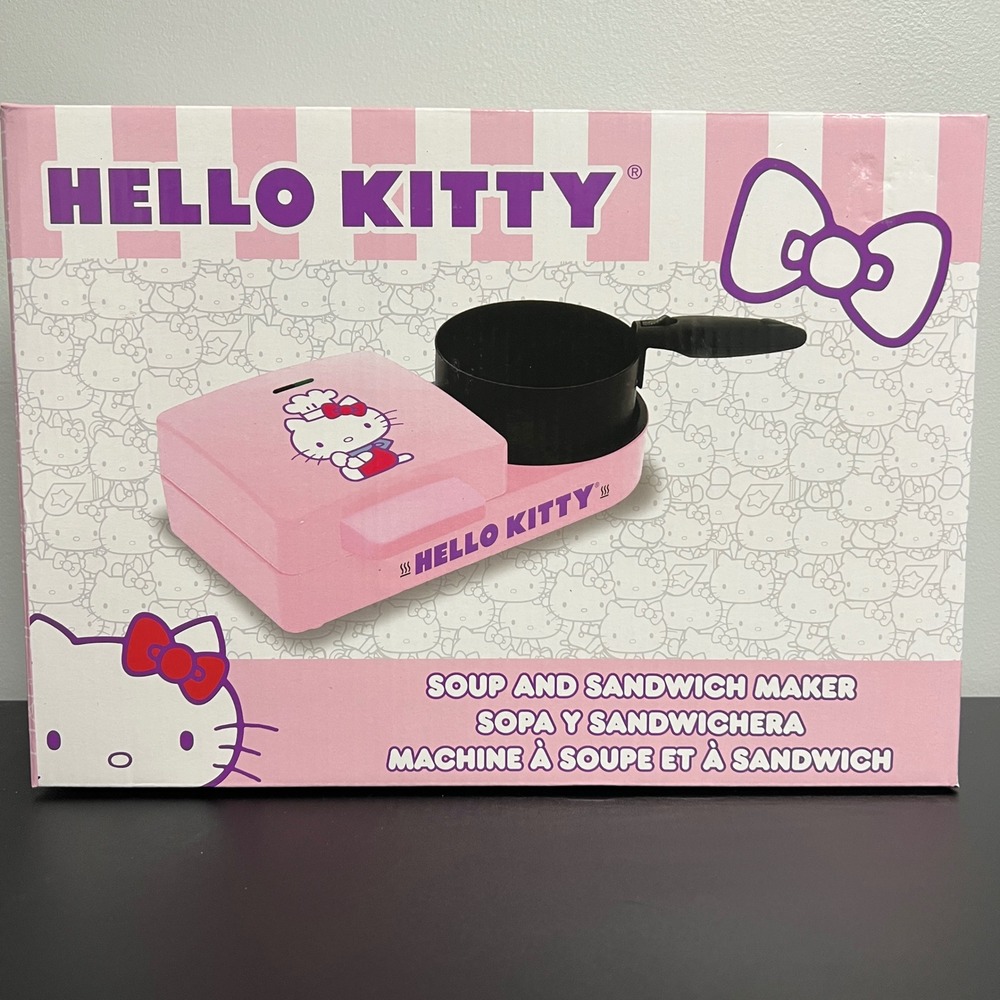 Sanrio Hello Kitty Baby Pink Soup & Sandwich Maker Brand New NIB